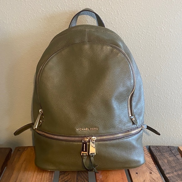 Michael Kors Large Rhea Backpack - Picture 1 of 7